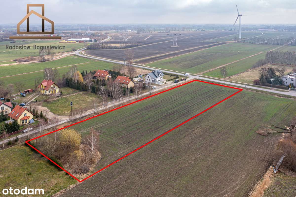 Działka usługowo - mieszkaniowa przy S7.