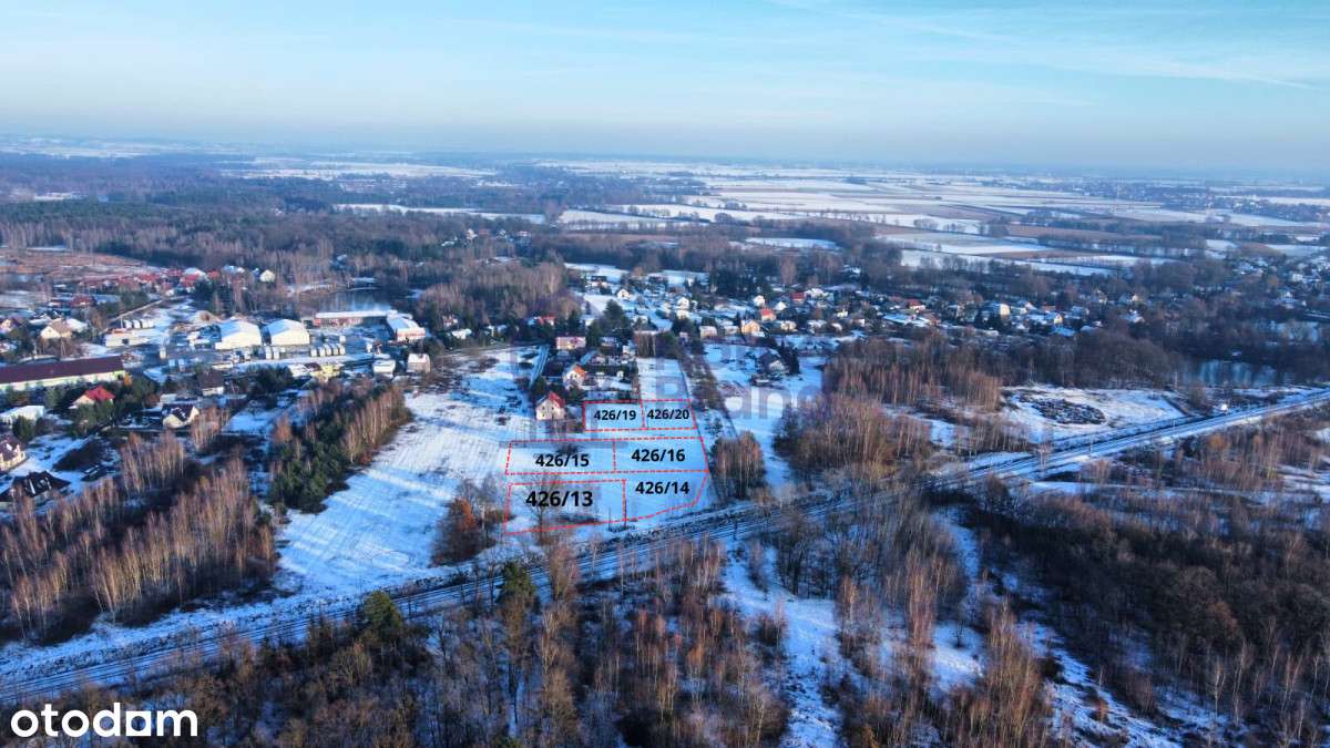 Pęgów 6 działek| doskonały dojazd do Wrocławia - Pełny obrazek: 4/5