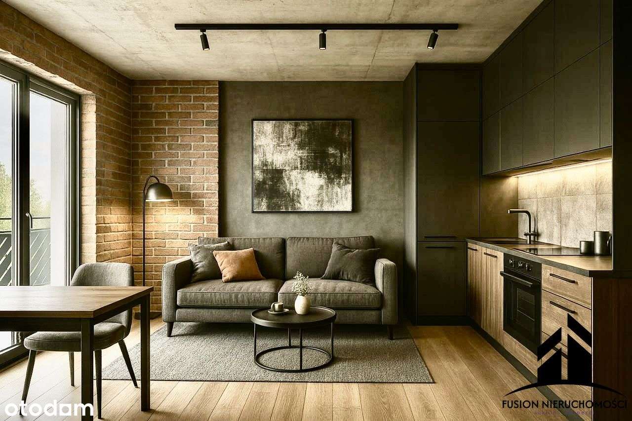 Funkcjonalne mieszkanie typu loft | 42,93 m² | Rud-12