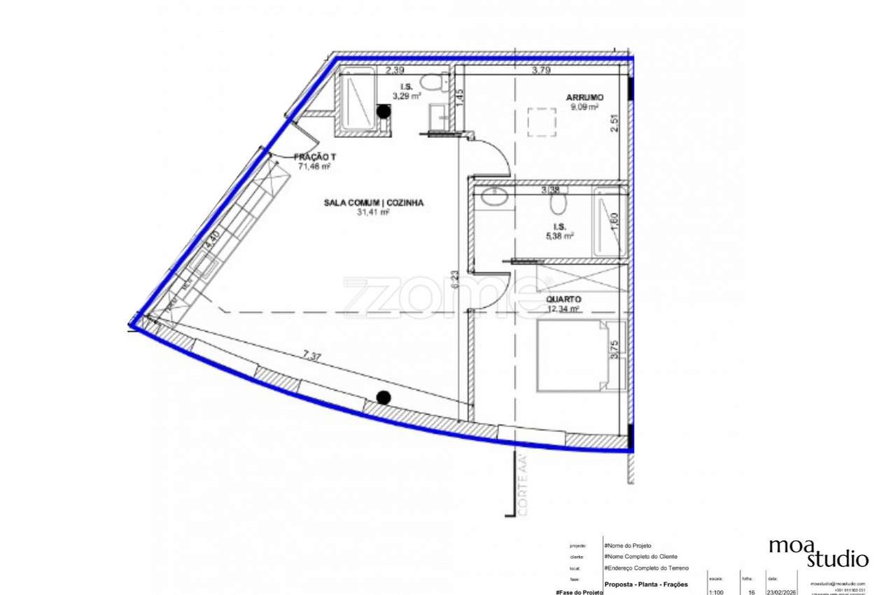 Apartamento T1+1 Arnoso (Santa Maria)-12