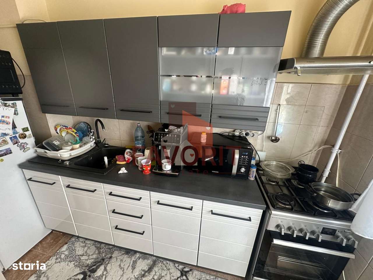 3 camere | centrala proprie | etaj intermediar | mobilat si utilat |-4