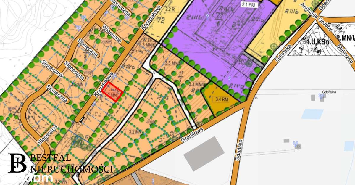 Atrakcyjna działka w centrum Trąbek Małych - Pełny obrazek: 4/7