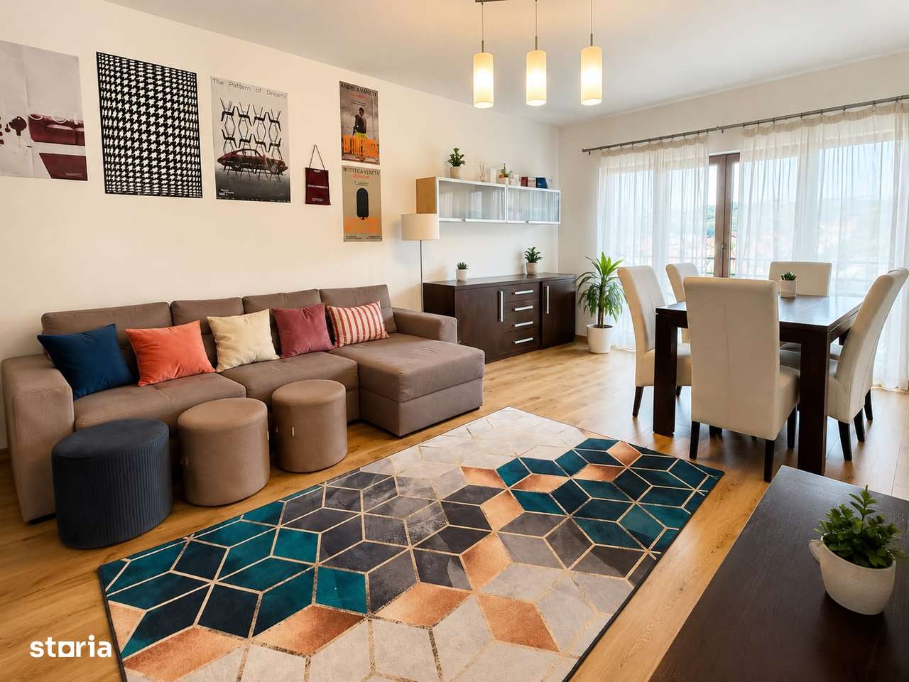 2 camere decomandate parcare modern | Manastur | disponibil