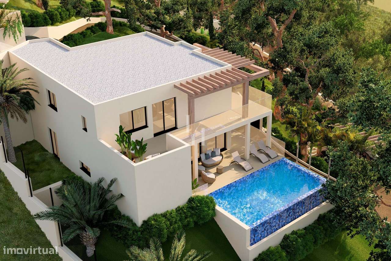 Moradia T5 unifamiliar para venda com piscina, em construção, em São B - Grande imagem: 3/12