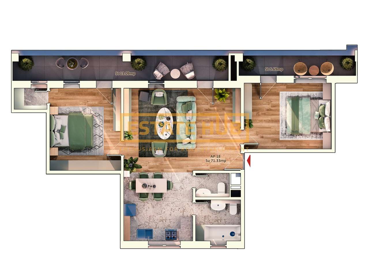 Apartament 3 camere | Str Dorobantilor | Comision 0%-10