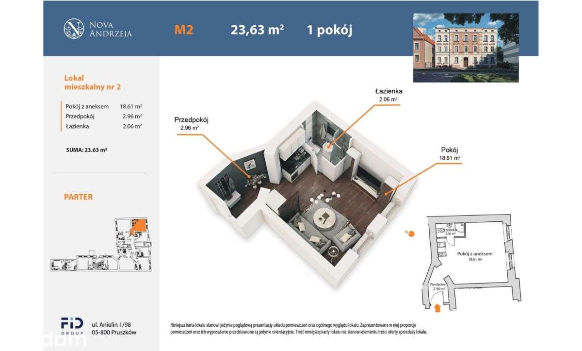 ✅  Kawalerka | Na Start, Mały Biznes lub Wynajem - Pełny obrazek: 5/11