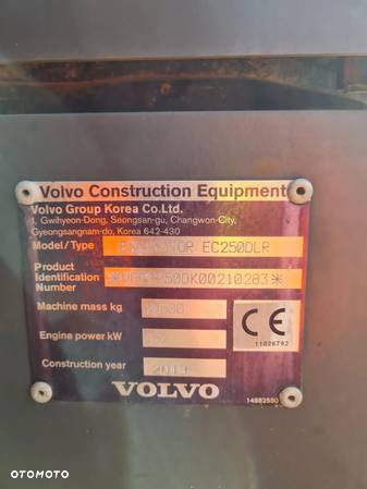 Volvo EC250DLR Long Reach 18m + GPS Trimble - 17