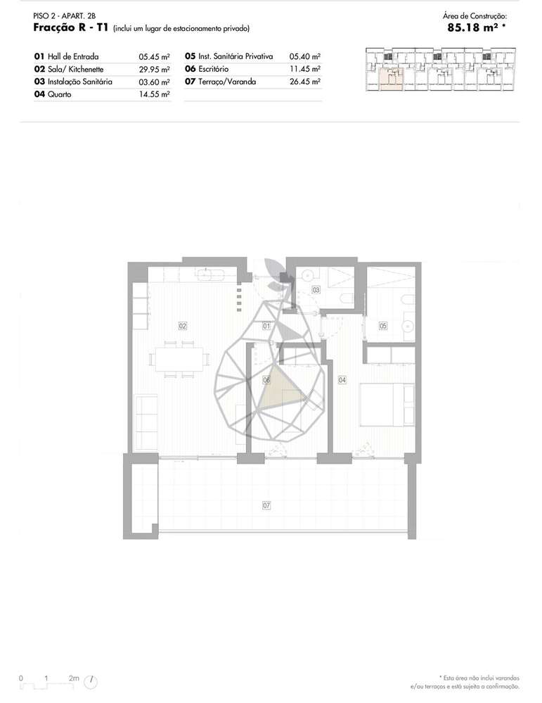 Apartamentos exclusivos em construção T2 , T2 duplex e T3 com piscina - Grande imagem: 4/27