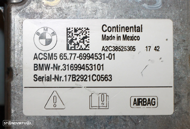 CENTRALINA DE AIRBAG BMW X3 - 5