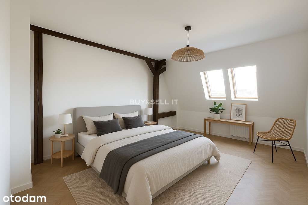 Słoneczne mieszkanie na poddaszu | ładna kamienica-4