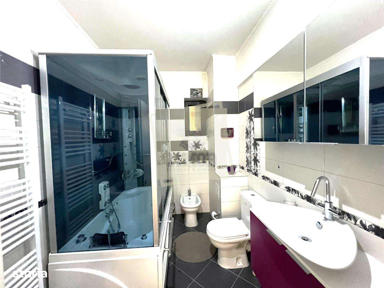 Apartament 110 mp utili 3 camere 2 bai balcon si garaj Mihai Viteazu - Imagine principală: 4/12