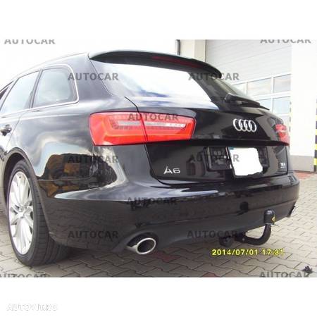 Carlig de remorcare pentru Audi A 6 - 4 usi, sistem demontabil automat - vertical - din 03.2011/- - 30