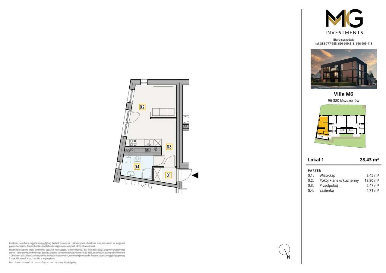 Villa M6 - kameralny bezczynszowy apartamentowiec w sercu miasta! - Pełny obrazek: 5/12