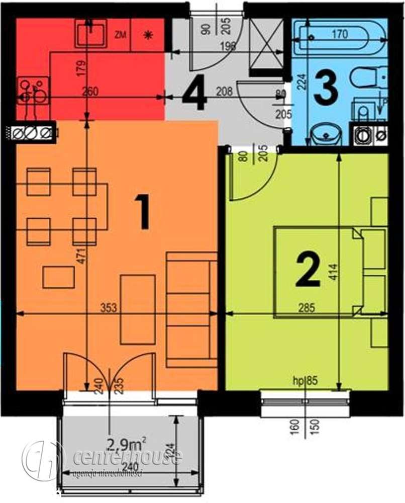 2 pokoje, komórka, miejsce parkingowe, osiedle zamknięte-12