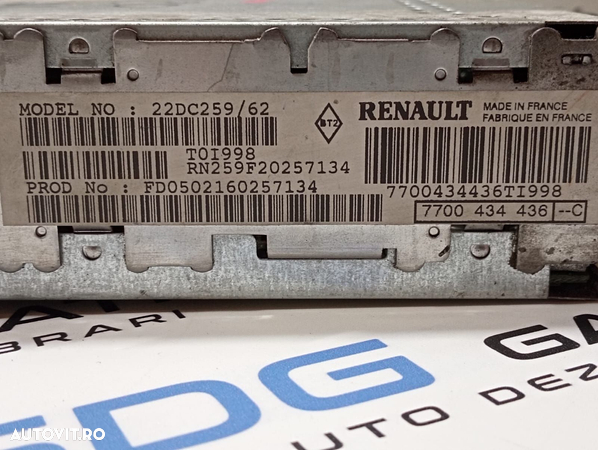 Unitate Radio CD Player Media Renault Master 2003 - 2010 Cod 22DC259 62 7700434436C [M4456] - 9