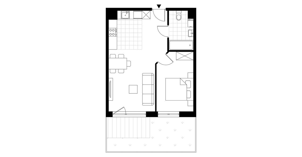 Medyków 32 | mieszkanie 2-pok. | 9 - Pełny obrazek: 4/8