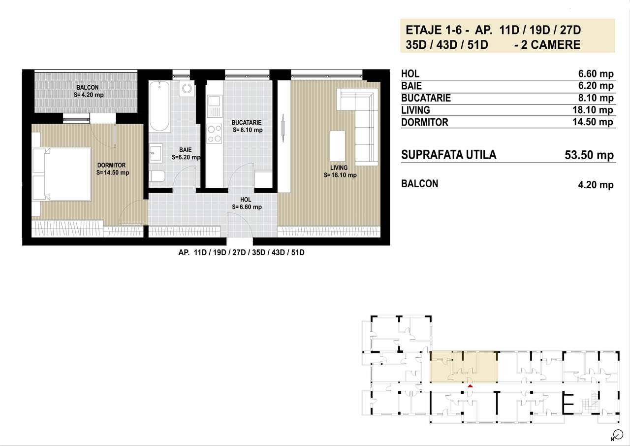 Super oferta la plata numerar - 2 camere decomandat - bloc nou Berceni - Imagine principală: 3/5