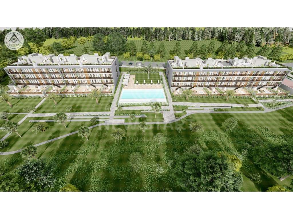 Luxuoso Apartamento T2, piscina comum e estacionamento, em Olhão - Grande imagem: 4/20