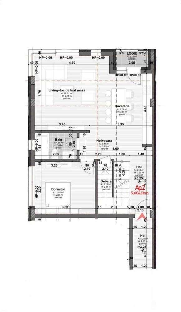 Apartament 4 camere 107 mp bloc tip vila, garaj+boxa, gradina Campului-9