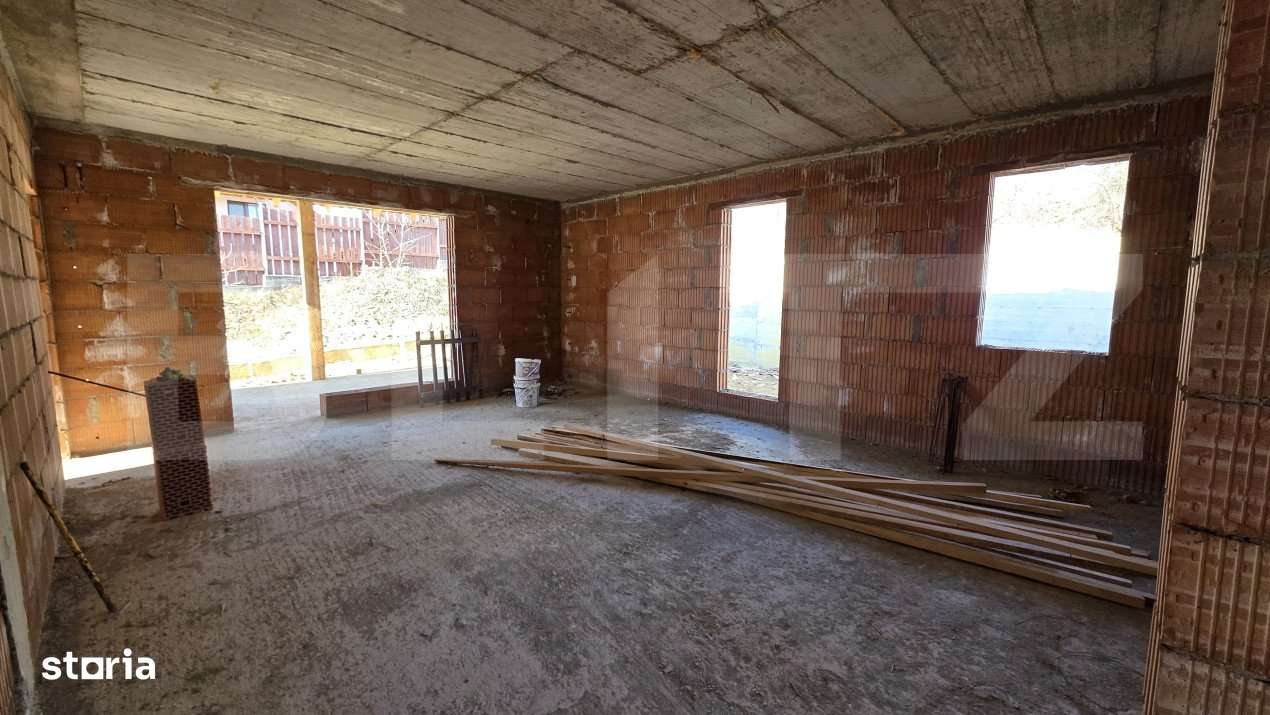 Casa la rosu de vanzare, 3 camere, 109 mp, 5 ari teren, Bistrita - Imagine principală: 5/16