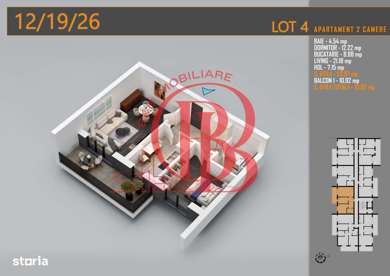 Apartament 2 camere Theodor Pallady-Metrou Nicolae Teclu