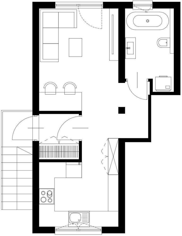 Dom wolnostojący dla dwóch rodzin – Bielsko-Biała, ul. Brzóski bez PCC-12