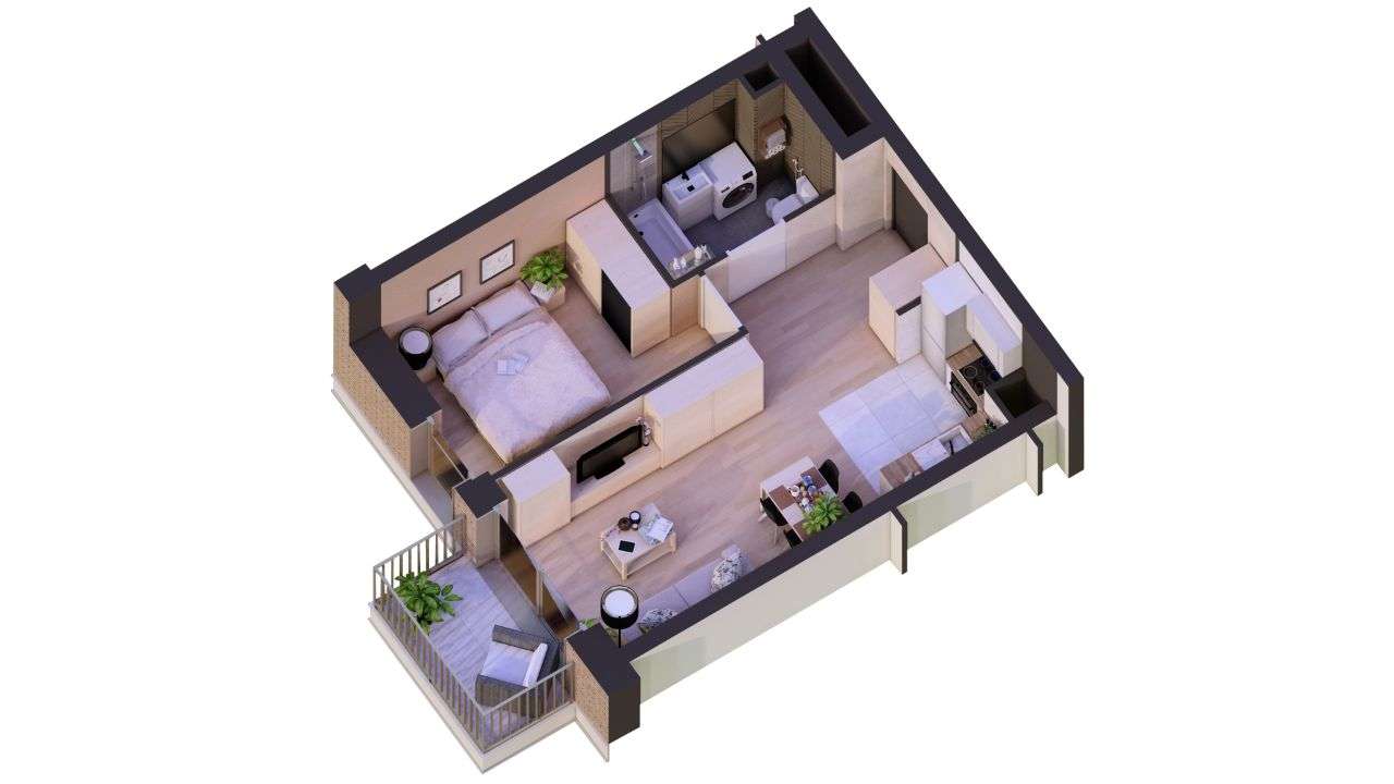 Apartament w najlepszej lokalizacji Puck! Zatoka Pucka - 35,79m2 - Pełny obrazek: 2/8