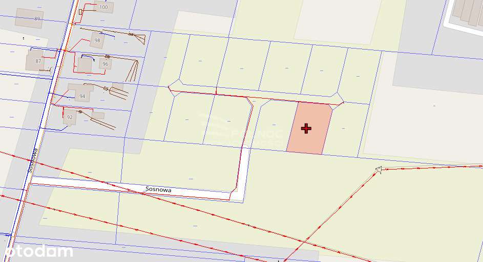 Działka budowlana 1039 m² z prądem i WZ - Pełny obrazek: 5/6