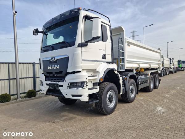 MAN TGS 41.480 8x6 wywrotka z hydroburtą - 2