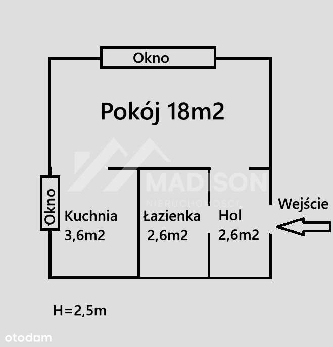27 m2 | 1 pokój | piwnica | nowe, po remoncie-7