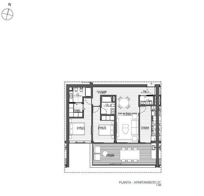 Apartamento T2 com vista, Oeiras-14