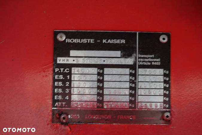 Inny ROBUSTE KAISER / NACZEPA LAWETA / NISKOPODWOZIOWE / NAJAZDY HYDRAULICZNE - 24