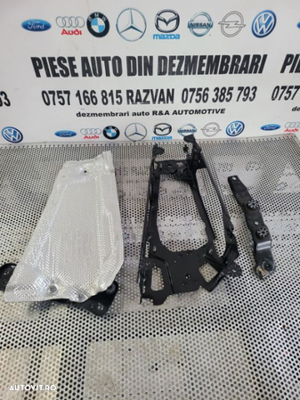 Suport Complet Compresor Perne Aer Suspensie Pneumatica Audi A7 S7 A6 S6 Allroad 4K C8 Dupa 2018 - 4