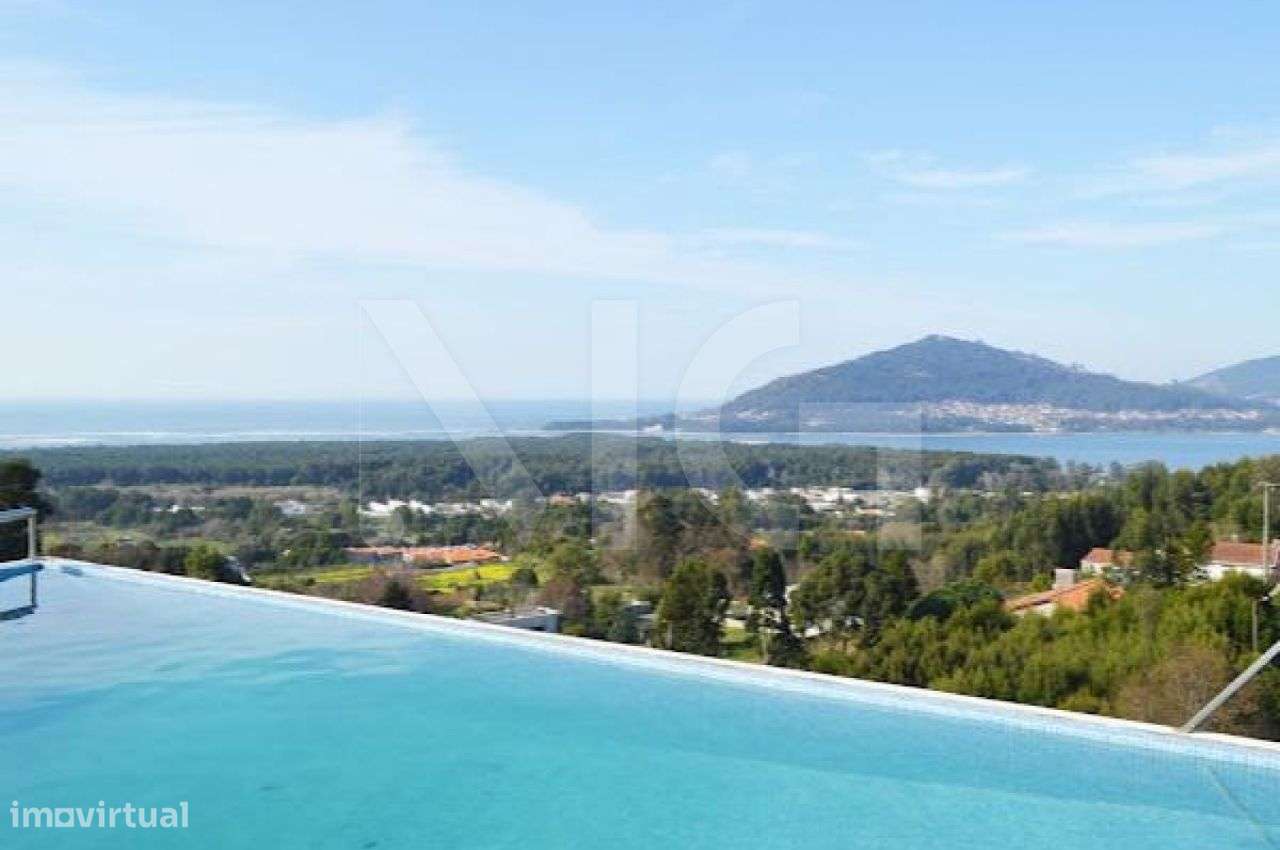 Moradia T4 com jardim, piscina e vistas mar em Cristelo - Caminha-5