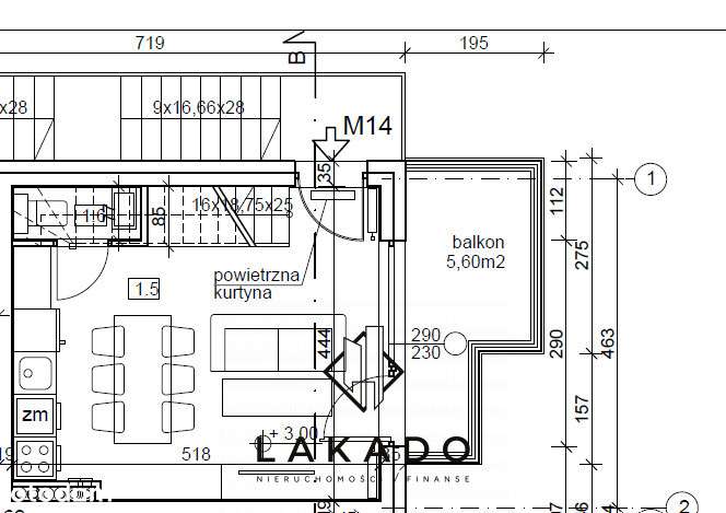 Mieszkanie 4 Pokoje Z Tarasem - Pełny obrazek: 3/3