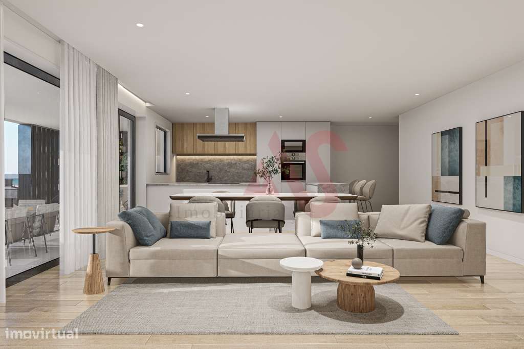 Apartamento T2 no empreendimento Espinho Beach Residendes em Espinho - Grande imagem: 3/23