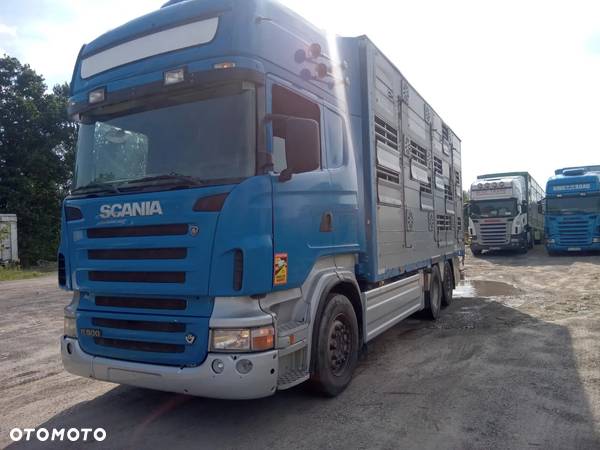 Scania R500 6x2 Pezzaioli, 3 piętra, Podnoszony dach, żywca, zwierząt - 1