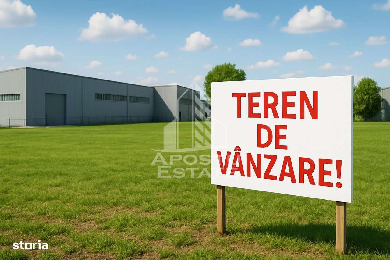 Teren 1760 mp, zona industriala, DN6, Timisoara- Becicherecul Mic - Imagine principală: 1/1
