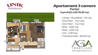Apartament 3 Camere + Gradina - OFERTA - Direct Dezvoltator