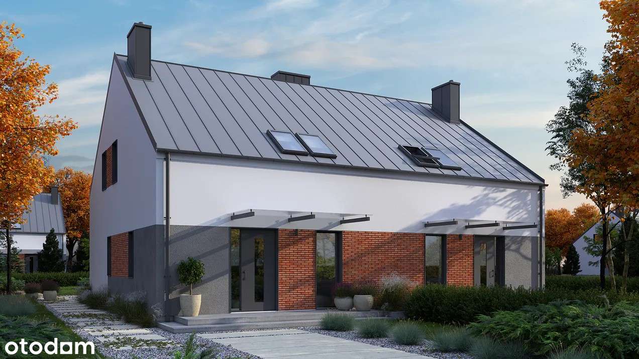 Nowoczesny DOM w zabudowie Bliźniaczej - Pełny obrazek: 5/10