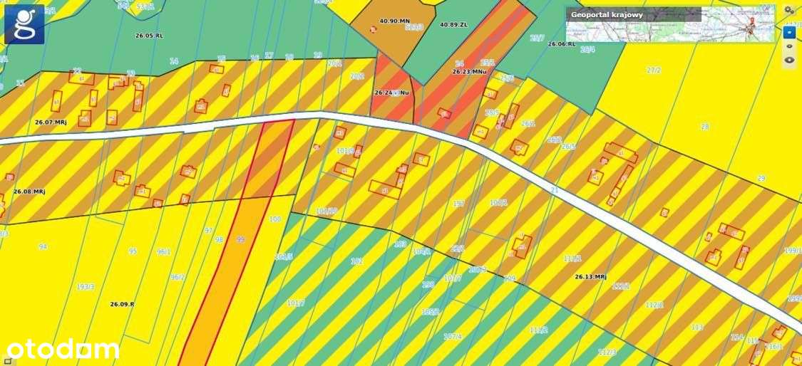 Działka Rolno-Budowlana Pasieka Wałowska K/Rawy - Pełny obrazek: 4/5