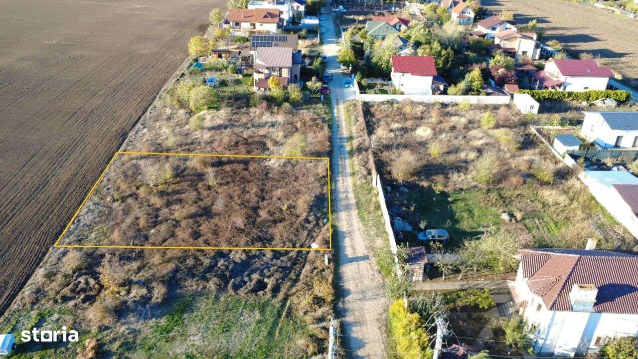 Lot 735 mp intravilan Sos. Unirii 291 Balotesti - Imagine principală: 2/5