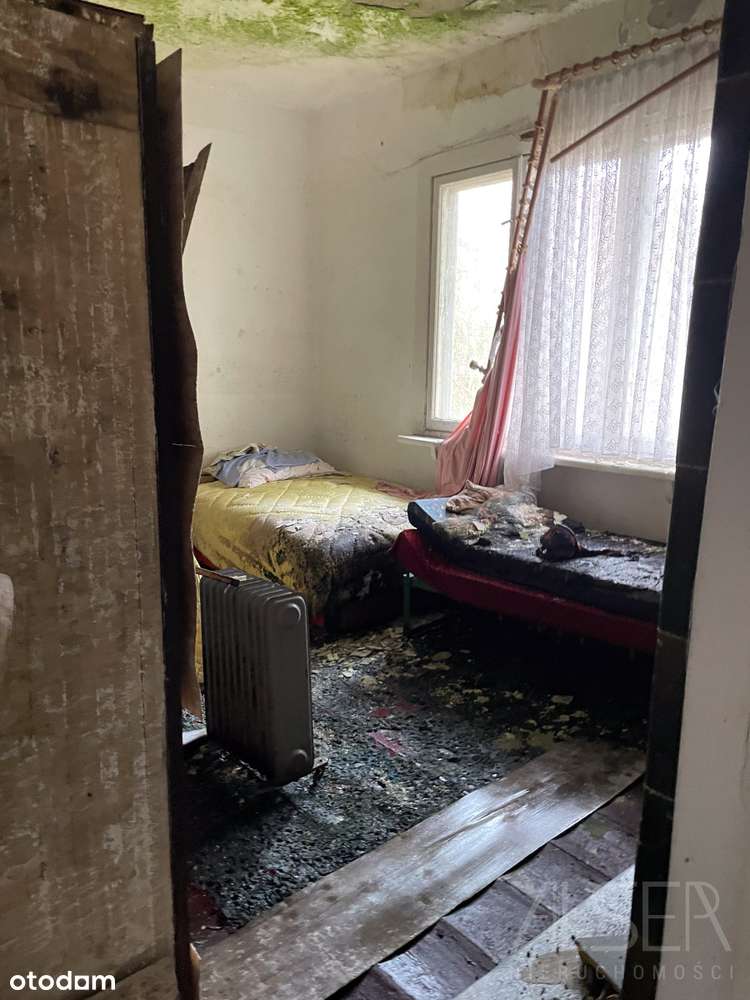 Dom z lat 70 z garażem | 5500 mkw działki-18