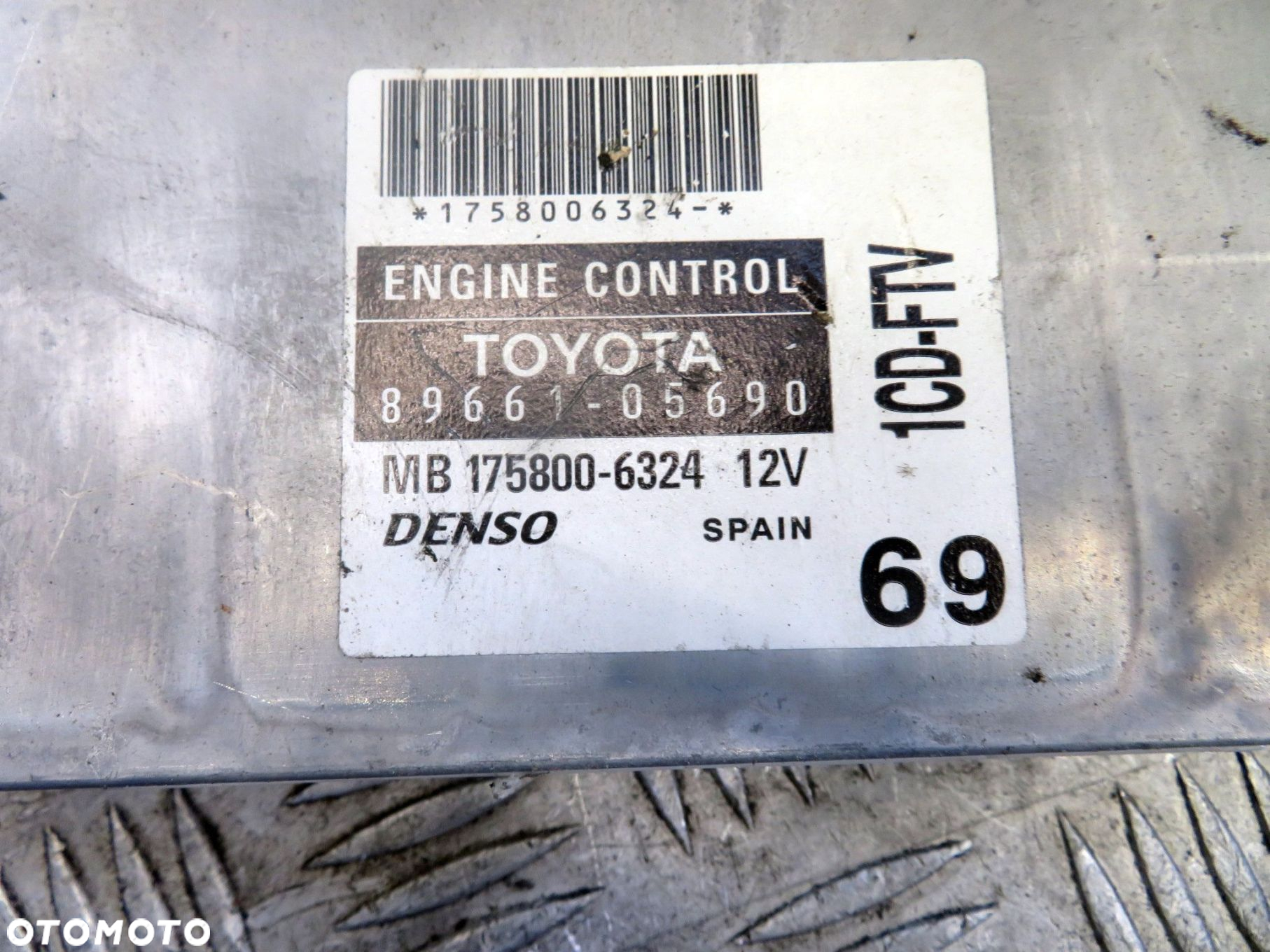 STEROWNIK SILNIKA KOMPUTER AVENSIS T25 2.0 D4D 89661-05690 TOYOTA 2003-2006 - 2