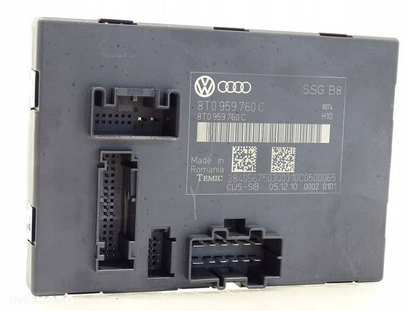 MODUŁ STEROWNIK FOTELA AUDI A5 8T 8T0959760C - 1