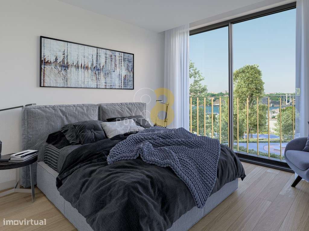 T2 com Vista Panorâmica - Marina de Gaia-18