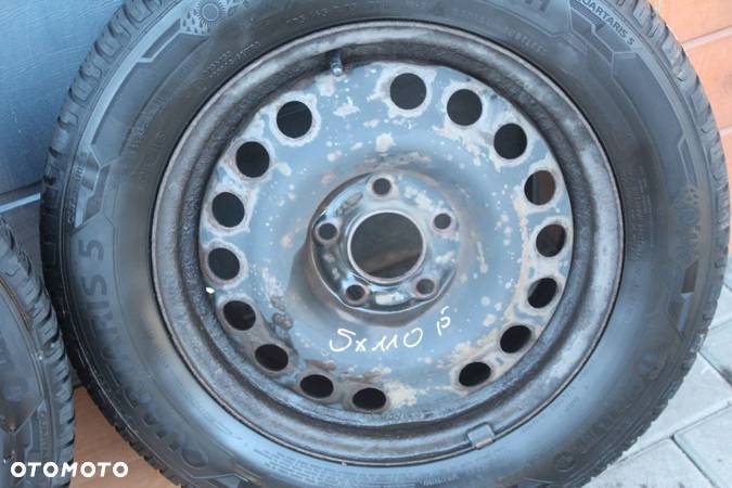 KOŁA FELGI STALOWE OPONY ZIMOWE BARUM 195/65 R15 OPEL 5x110 ET49 - 7