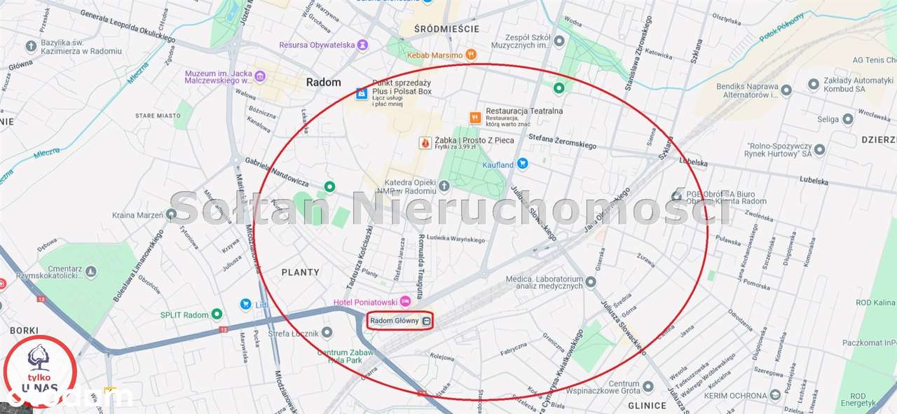 CAŁA Kamienica W Centrum Radomia, ul. Moniuszki