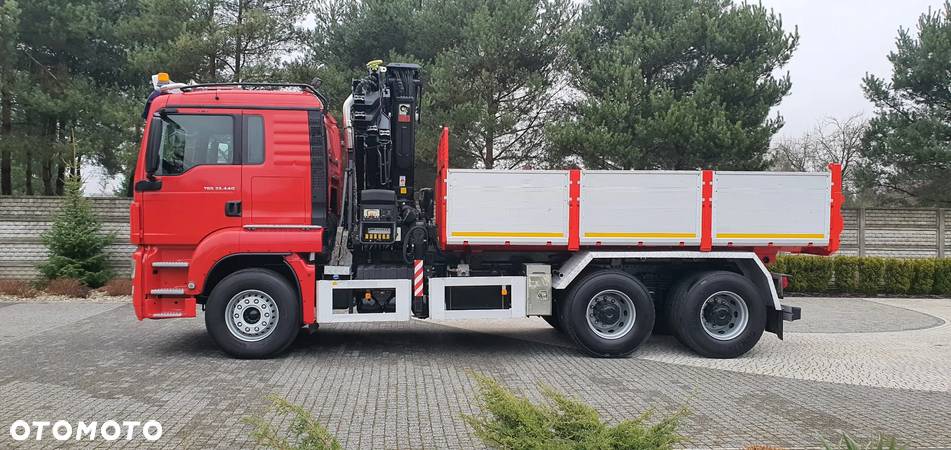 MAN TGS 33.440 6x4 KIPERR + HDS HIAB 211 RETARDER - 2