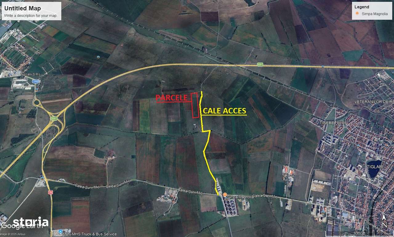 Vand teren agricol de investitie in zona Calea Surii Mici, 13000 euro!-1